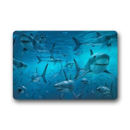 Deep Sea Shark Bathroom Mat