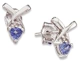 Asher Collection Tanzanite X Earrings