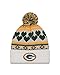 NFL Green Bay Packers Women's Winter Cutie Knit Beanie, One Size, White/Team Color