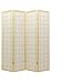 Double Sided Window Pane Room Divider in Natural Number of Panels: 4