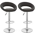 2x Barsessel / Barhocker - schwarz