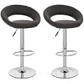 2x Barsessel / Barhocker - schwarz