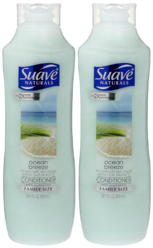 Suave Naturals Conditioner - Ocean Breeze - 22.5 oz - 2 pk