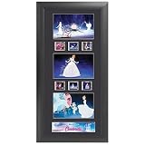 Walt Disney Cinderella Film Clip Cels Movie Reel Wood Frame Collectible