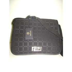 Versace Handbags Black Messenger (Document Holder) DLB2957 DTSM