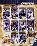 Signed Chargers, San Diego (2006) 8x10 By the 2006 San Diego Chargers (Randall Godfrey, Donnie Edwards, Eric Parker, Lorenzo Neal, Antonio Gates, Shawne Merriman, Keenan McCardell, Quentin Jammer, Philip Rivers and Ladainian Tomlinson) Photo