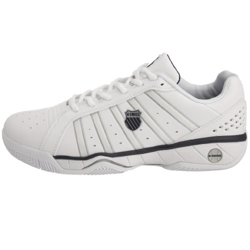 Kswiss Men's Speedster Tennis white/navy Tennis Shoe 02432-109-M 10.5 UK