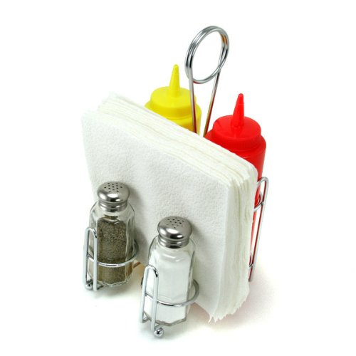 Tablecraft Products Retro Condiment Caddy Set New eBay