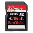 SanDisk Extreme 30MB/s SDHC Flash Memory Card - 16 GB