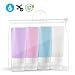 Travel Bottles Set, Leakproof Silicone Travel Containers,Squeezable Travel Tubes Toiletry Containers for Shampoo Lotion Soapn