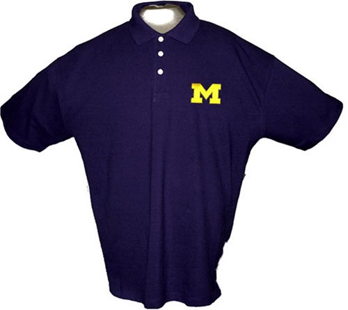 Russell Athletic University of Michigan Big & Tall Short Sleeve Pique Polo