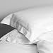 Egyptian Cotton 400 Thread Count Oxford Pillow Cases - Pair (White) Image