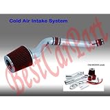 92 93 94 95 Honda Civic DX LX EX Cold Air Intake + Red Filter CHD3R by Click 2 Go