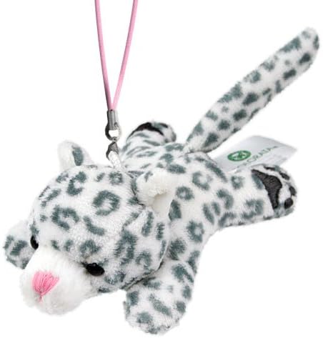 Snow Leopard Key Chain Nesoberi real stuffed mascot (japan import)