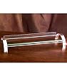 Silver Plated Curved Glass Cracker Tray By Godinger