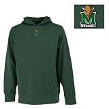 Marshall Thundering Herd Hooded Sweatshirt - NCAA Antigua Mens Signature Hoodie Dark Pine Large