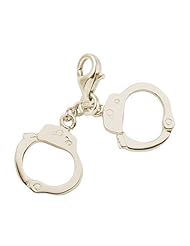 Rembrandt Charms Handcuffs Charm with Lobster Clasp