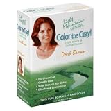 Light Mountain Natural Color The Gray! Hair Color & Conditioner, Dark Brown, 7 oz , (Pack of 2)