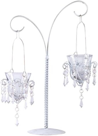 10 WEDDING HANGING CANDLES CENTERPIECES 17" TALL