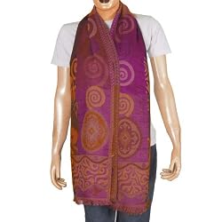 Indian Wool Scarf Clothes for Winter Handcrafted