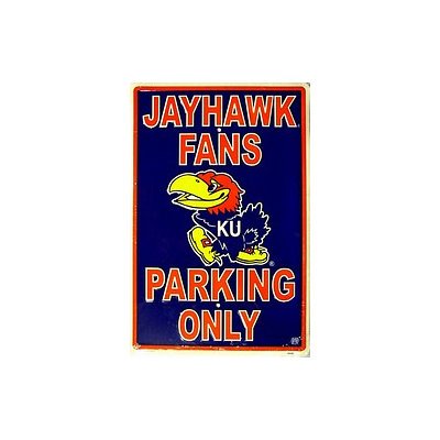 Kansas Jayhawks Fans Parking Sign