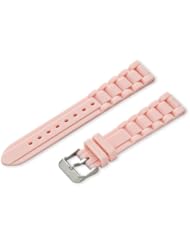 Hadley-Roma Womens LS3320RH 180 18-mm Pink Genuine Silicone Watch Strap