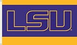 NCAA Louisiana State Fightin Tigers 3-by-5 Foot Flag LSU Logo with Grommets