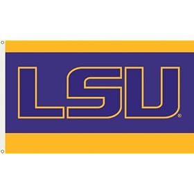 NCAA Louisiana State Fightin Tigers 3-by-5 Foot Flag LSU Logo with Grommets