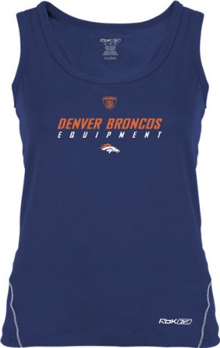 Denver Broncos -Navy- Junior's Speedwick EQT Training Support Tank - XX-Large
