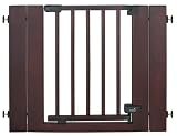 Summer Infant Deluxe Wood Walk-Thru Gate Cherry Finish
