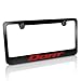 Dodge Dart in Red Black Metal License Plate Frame