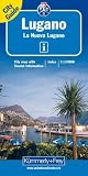 book cover Lugano 1 : 13 000. City map: Mit Hauptplan, öffentlichem Verkehrsnetz, Umgebungskarte, Straßenverzeichnis, Sehenswürdigkeiten, 6 Stadtrundgängen - Author