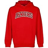 NCAA San Diego State Aztecs Red Arch Applique Midweight Pullover Hoody