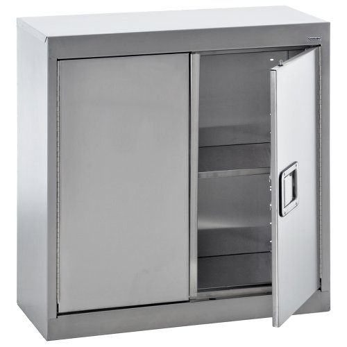 Sandusky Lee SA1D301230XX 304 Stainless Steel Wall Storage with Paddle Lock, 30" Height