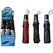 Folding Umbrella Counter Top Display Fits in Purse, Pocket & Glove Compartment (Pack Of 15)