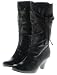 Couture Discount Damenstiefel Fashion Slouch Boots schwarz, (ST83)