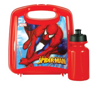 Childrens Toyshop  Toys : Spiderman Lunchbox & Bottle