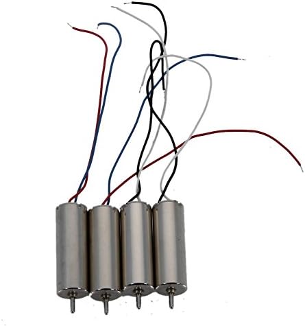 MicroMall 4 Pcs Hubson H107L RC Quadcopter Spare Motors High-grade Pros and Cons Motors