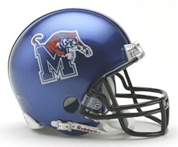 Memphis Tigers Miniature Replica NCAA Helmet w/Z2B Mask by Riddell