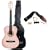 Austin Bazaar 38" Pink Acoustic Guitar with Accessories