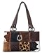 Search Our Specialty Mall : American West Lucky Cowgirl Western Cowhide East-West Zip-Top Tote Purse