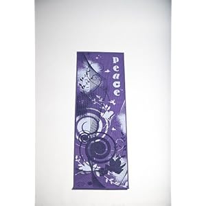 Click here to see all customer reviews now Flower Power Yoga Mat - Purple, 2' x 6' x andfrac14;