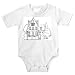 Onesie with "black and white", dwelling, mansion, bungalow, Chicago, Illinois, historic, home, building, house
