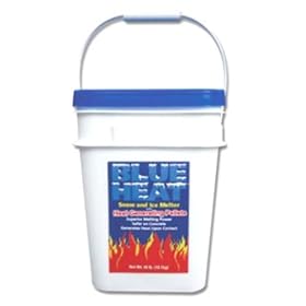 Blue Heat BHP40 Snow & Ice Melter with Heat Generating Pellets - 40 lb. Bucket