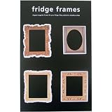Elegant Gold Refrigerator Magnet Frames Set 2 of Four Frames