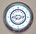 Neon Clock - Genuine Chevy