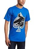 Crooks & Castles Men's Air Gun Spades Knit Crew Short Sleeve T-Shirt