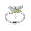 FOJO's Aqua & Peridot Dragonfly Ring