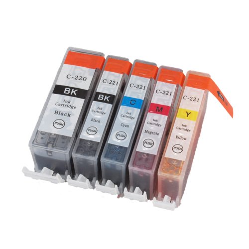 Sophia Global Compatible Ink Cartridge Replacement for Canon PGI-220 and CLI-221 (1 Large B...