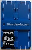 BLUE - SD Card Case, Credit Card Size Secure Digital Memory Card Case & Holder